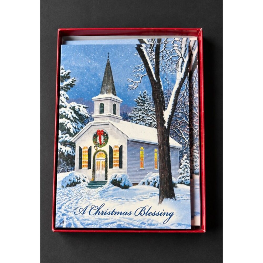Legacy Christmas Cards A Christmas Blessing Church Box 20 Cards Envelopes